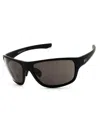 Under Armour Men's Rectangular Designer Sunglasses In Black