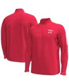 Under Armour Men's Red Maryland Terrapins Playoff Performance Quarter-zip Jacket In Red