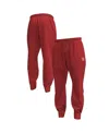 Under Armour Men's Red Wisconsin Badgers 1980 Throwback Unstoppable Fleece Jogger Pants In Red