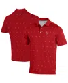 Under Armour Men's Red Wisconsin Badgers Gameday Armourfuse Polo Shirt In Red