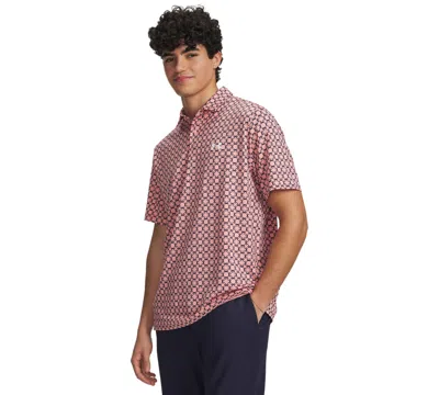 Under Armour Men's Regular-fit Polo Shirt In Pink