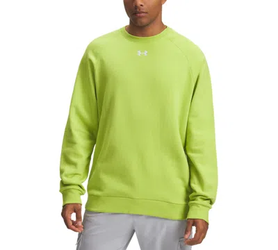 Under Armour Men's Rival Fleece Crewneck Sweatshirt In Green