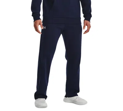 Under Armour Men's Rival Fleece Drawstring Pants In Navy