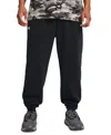 Under Armour Men's Rival Fleece Pants In Black,wht