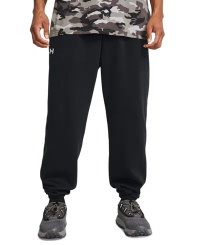 Under Armour Men's Rival Fleece Pants In Black,wht