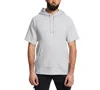 Under Armour Men's Rival Regular-fit Fleece Hooded T-shirt In Metallic