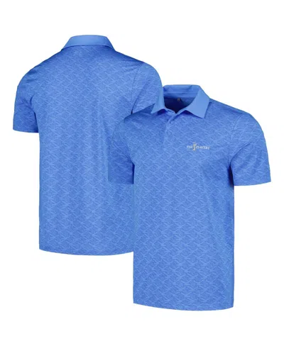 Under Armour Men's Royal The Players Playoff 3.0 Albatross Jacquard Polo In Blue