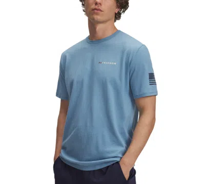 Under Armour Men's Short Sleeve Freedom Banner Graphic T-shirt In Blue