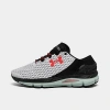 Under Armour Men's Speedform Gemini Running Shoes In White/enamel Blue/beta Orange