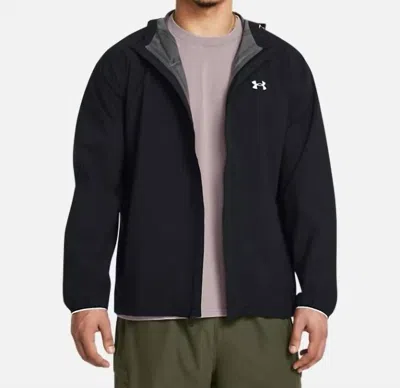 Under Armour Men's Stormproof Cloudstrike Rain Jacket In Black