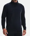 Under Armour Men's Tac Job Fleece In Dark Navy Blue In Black