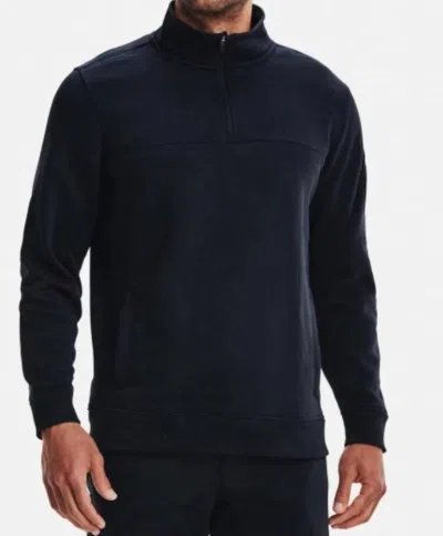 Under Armour Men's Tac Job Fleece In Dark Navy Blue In Black