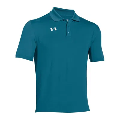 Under Armour Men's Team Armour Golf Polo In Coastal Green In Blue