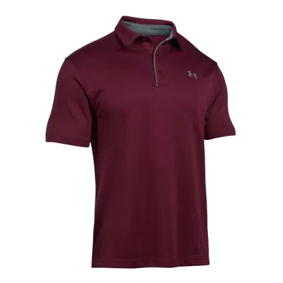 Under Armour Men's Tech Polo In Maroon In Burgundy