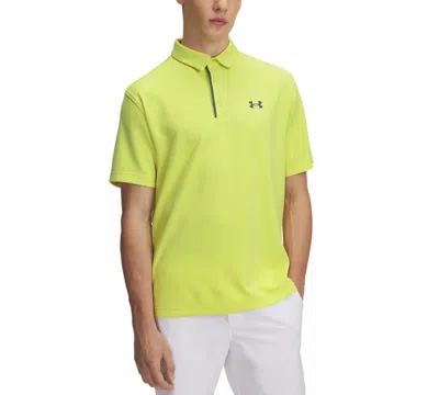 Under Armour Men's Tech Polo T-shirt In Yellow