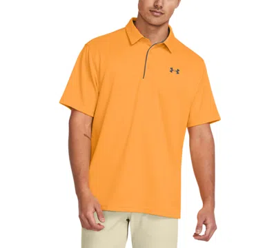 Under Armour Men's Tech Polo T-shirt In Nova Orange