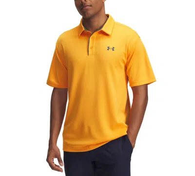 Under Armour Men's Tech Polo T-shirt In Yellow
