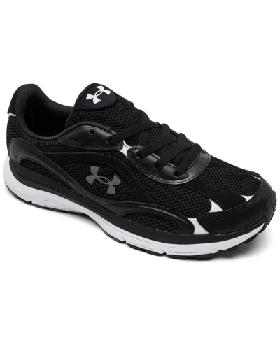 Under Armour Men's Tech Runner Lifestyle Sneakers From Finish Line In Black