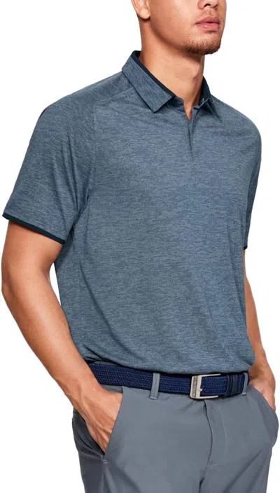 Under Armour Men's Tour Tips Champion Polo In Academy In Multi