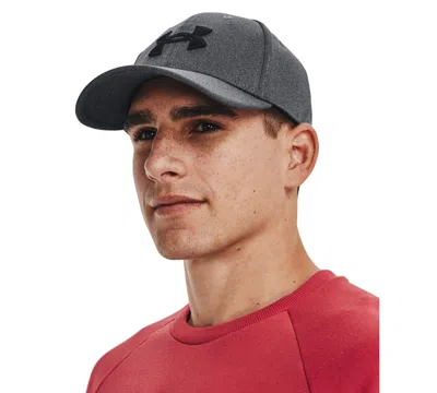 Under Armour Men's Ua Blitzing Baseball Hat In Black,black
