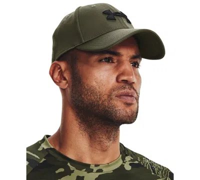Under Armour Men's Ua Blitzing Baseball Hat In Marine Od Green