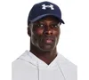 Under Armour Men's Ua Blitzing Baseball Hat In Midnight Navy,white