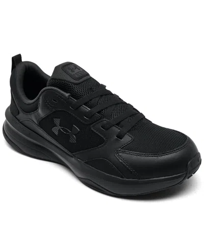 Under Armour Men's Ua Charged Edge Training Sneakers From Finish Line In Black