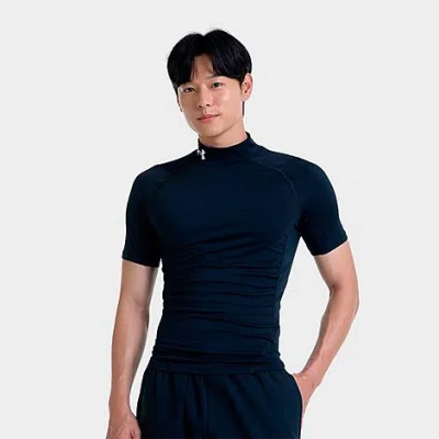 Under Armour Men's Ua Heatgear Mock Training Top In Blue