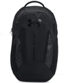 Under Armour Men's Ua Hustle 6.0 Solid-color Backpack In Black,black,black
