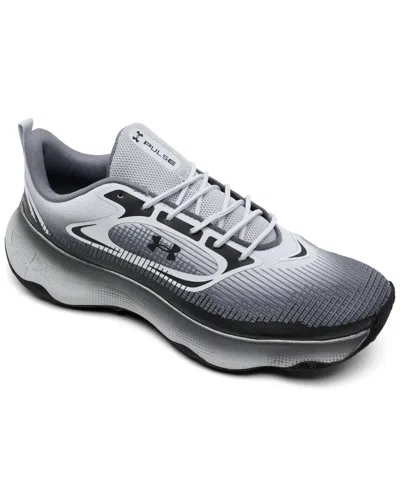 Under Armour Men's Ua Pulse Low-top Athletic Sneakers From Finish Line In Gray
