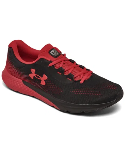 Under Armour Men's Ua Rogue 4 Running Sneakers From Finish Line In Black,red