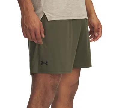 Under Armour Men's Ua Tech 7" Shorts In Marine Od Green,black
