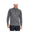 Under Armour Men's Ua Tech Half-zip Pullover In Carbon Heather,black