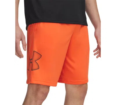 Under Armour Men's Ua Tech Logo 10" Shorts In 847 Fire