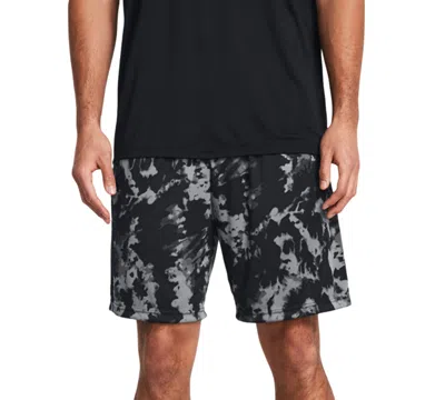 Under Armour Men's Ua Tech Loose-fit Camouflage 10" Performance Shorts In Black,black