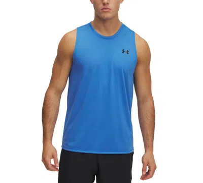 Under Armour Men's Ua Tech Performance Tank In Blue