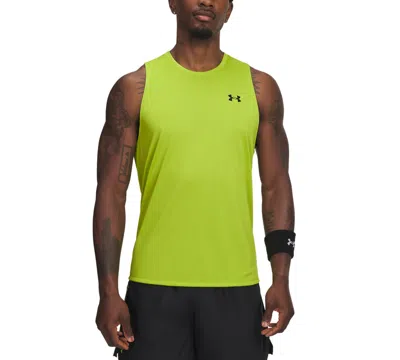 Under Armour Men's Ua Tech Performance Tank In Yellow