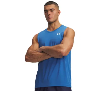 Under Armour Men's Ua Tech Performance Tank In Blue