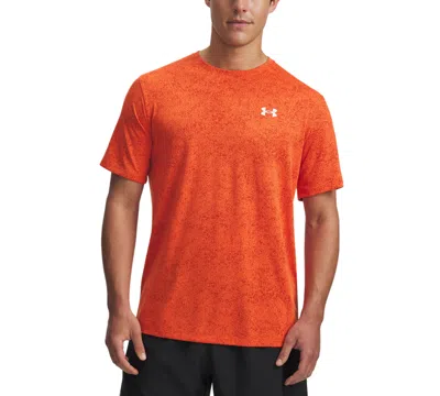 Under Armour Men's Ua Tech Pixelate T-shirt In Orange
