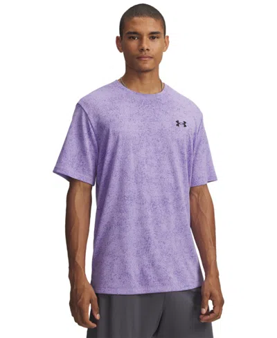 Under Armour Men's Ua Tech Pixelate T-shirt In Purple