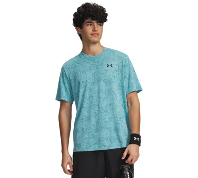 Under Armour Tech Pixelate T Shirt Blue