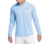 Under Armour Men's Ua Tech Space-dyed 1/2-zip Performance Sweatshirt In Horizon Blue