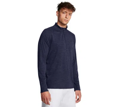 Under Armour Men's Ua Tech Space-dyed 1/2-zip Performance Sweatshirt In Blue