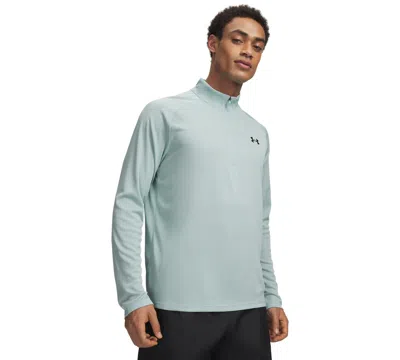 Under Armour Men's Ua Tech Space-dyed 1/2-zip Performance Sweatshirt In Blue