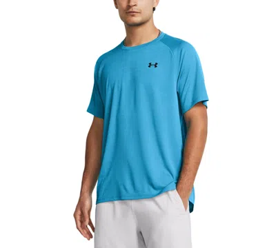 Under Armour Men's Ua Tech Textured Performance T-shirt In Capri Turq