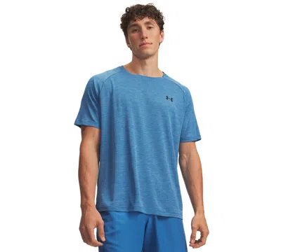 Under Armour Men's Ua Tech Textured Performance T-shirt In Blue