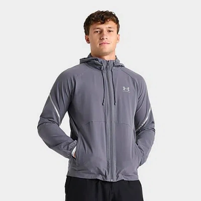 Under Armour Men's Ua Vibe Woven Reflective Windbreaker Jacket In Gray