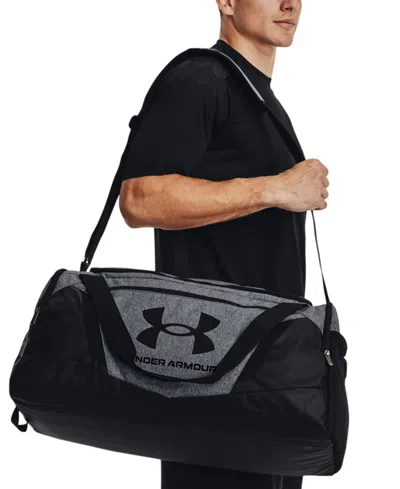 Under Armour Men's Undeniable 5.0 Duffel Bag In Pitch Gray Medium Heather,black,blac