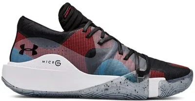 Pre-owned Under Armour Men's  Anatomix Spawn Low Joel Embiid Sneakers In Black/white