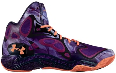 Pre-owned Under Armour Men's  Anatomix Spawn Stephen Curry Voodoo Pe Sneakers In Purple/black/orange In Multi